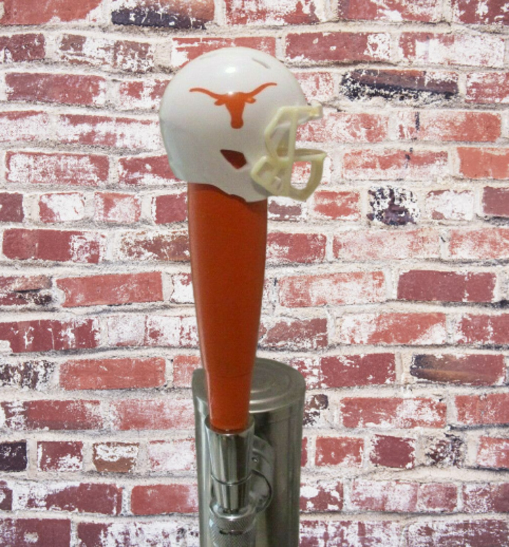 NCAA Texas Longhorns Beer Tap Handle Kegerator Football Brew Ale Bevo UT